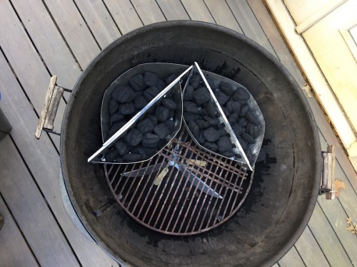 26 pizza setup charcoal