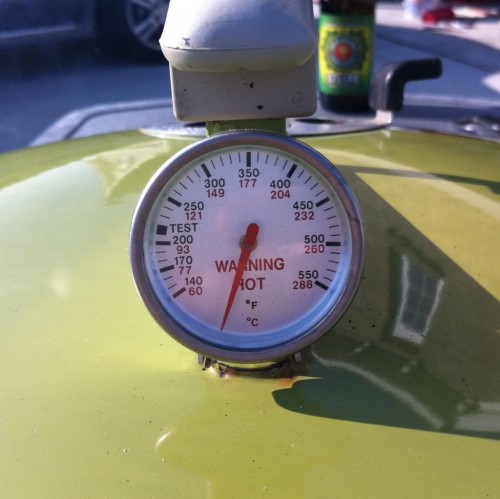 grass green thermometer