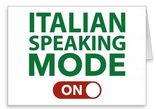 italian speaking mode