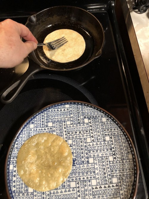 tortilla heat up